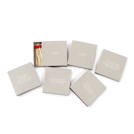 Encouragement Matches - Assorted Set of 36 - 3.5" x 3.5"