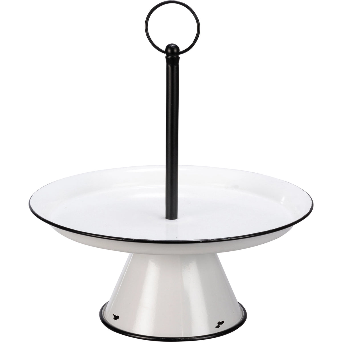 Single Tier Farm House Pedestal Tray