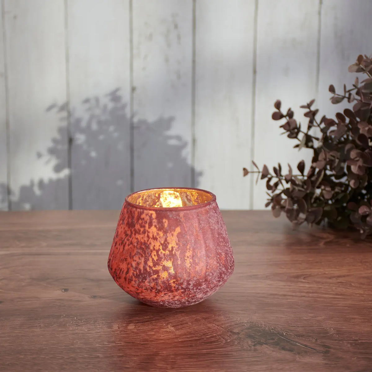 Burgundy Candle Holder
