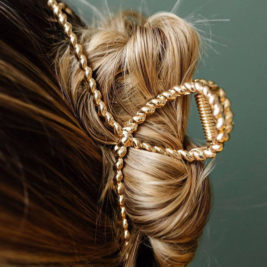 Twist Large Alloy Hair Clip