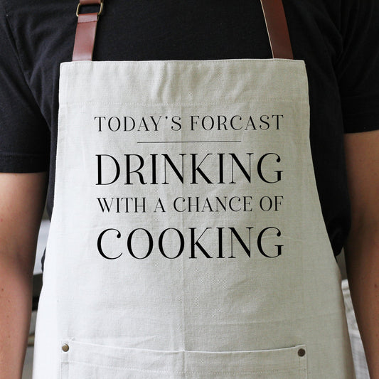 Todays Forecast Chef Apron