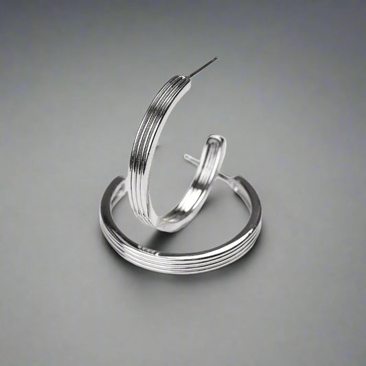 Sterling Silver High Polish Earrings