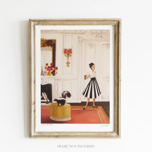 Lisette Vs the Skunk Art Print - 8.5" X 11"