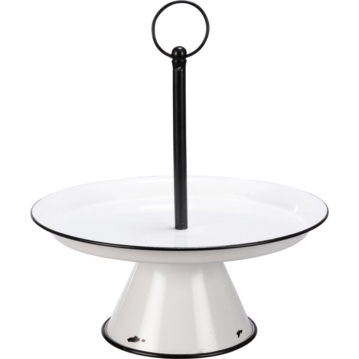 Single Tier Farm House Pedestal Tray