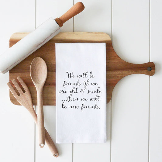 Coming Soon ~ New Friends Tea Towel