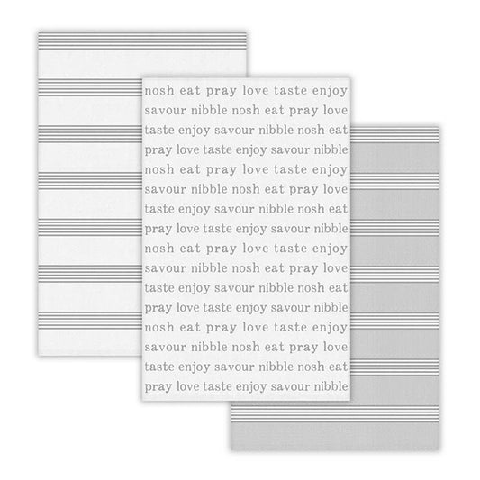 Face to Face Kitchen Towel Set - Happy House - Set of 3