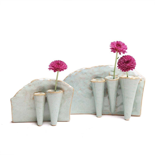 Lotus Ceramic Floral Bud Vase