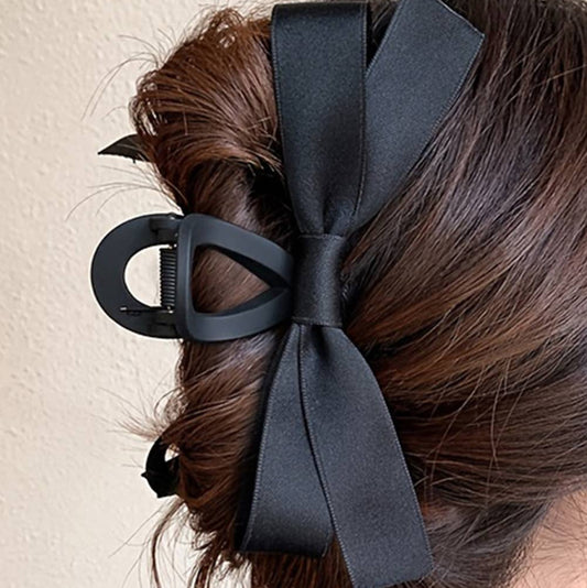 Bow Decor Large Hair Claw Clip
