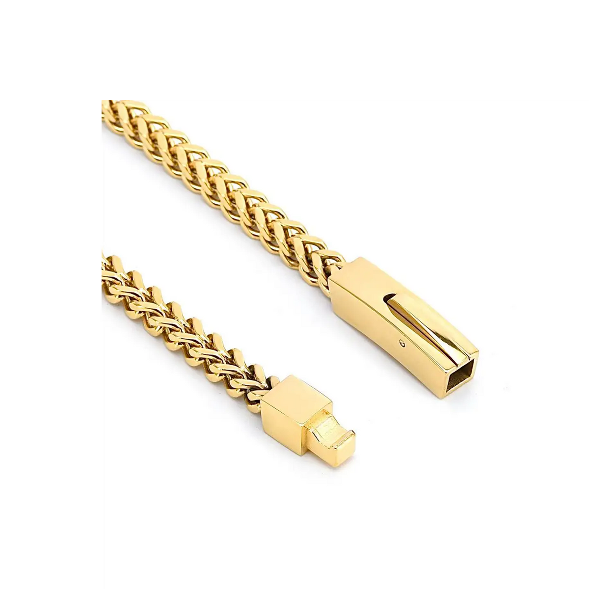 Gold Franco Link Bracelet - 9 inches
