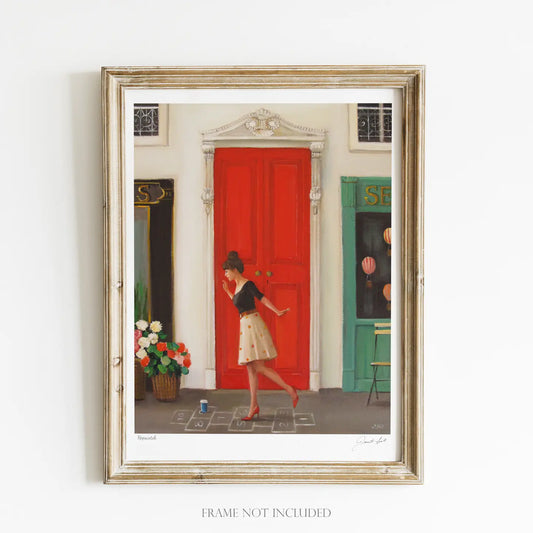 Hopscotch Art Print -8.5" X 11"