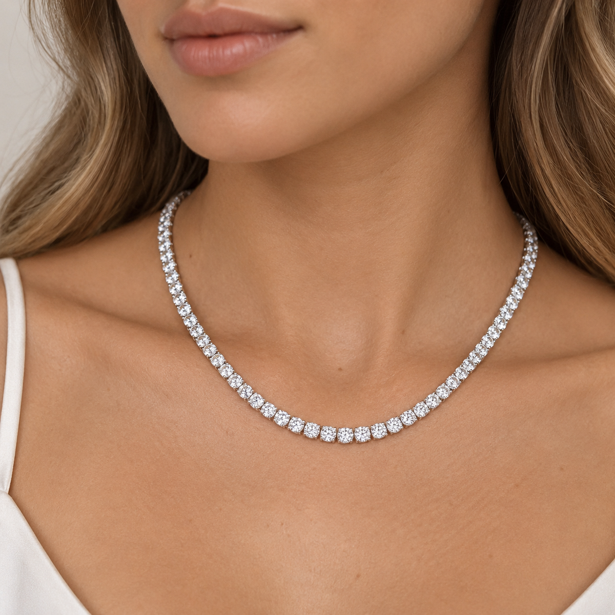 Tennis Necklace 3mm 18 inch