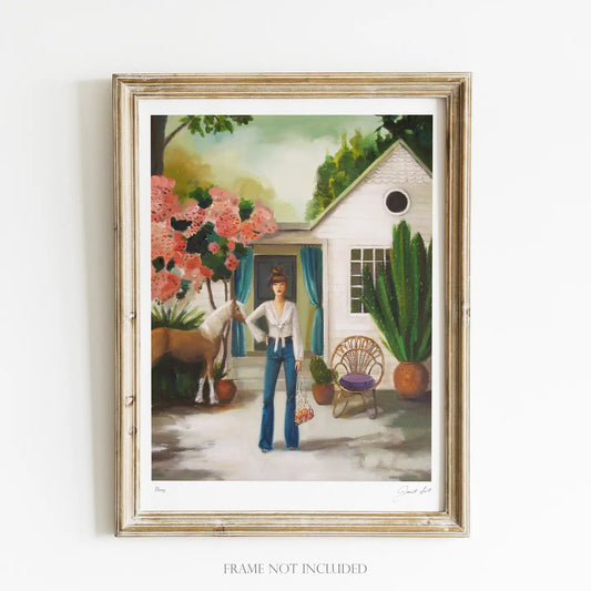 Pony Art Print - 8.5" X 11"