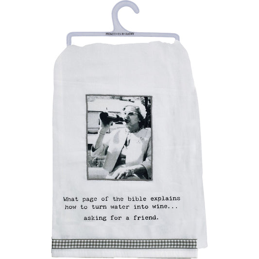 Towel Turn Water Into Wine